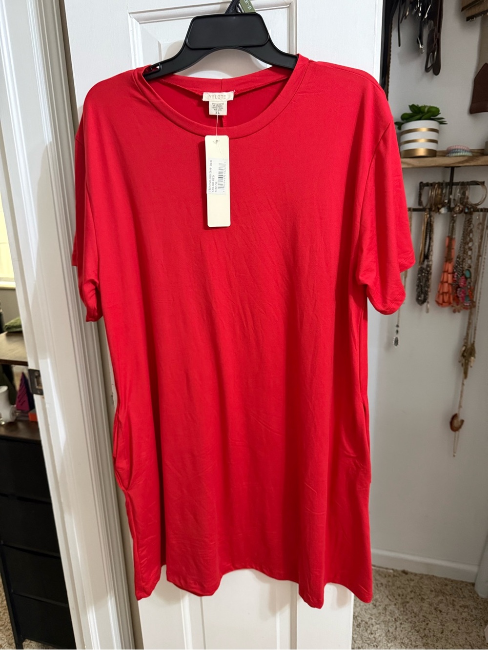 Yelete Red Mini Dress